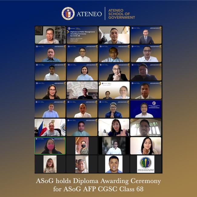 CGSC 68 Awarding Poster