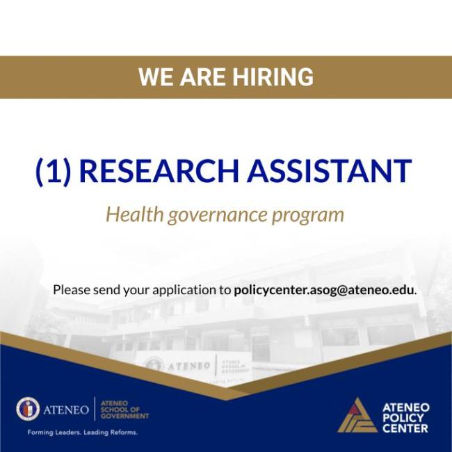 Call for applications poster