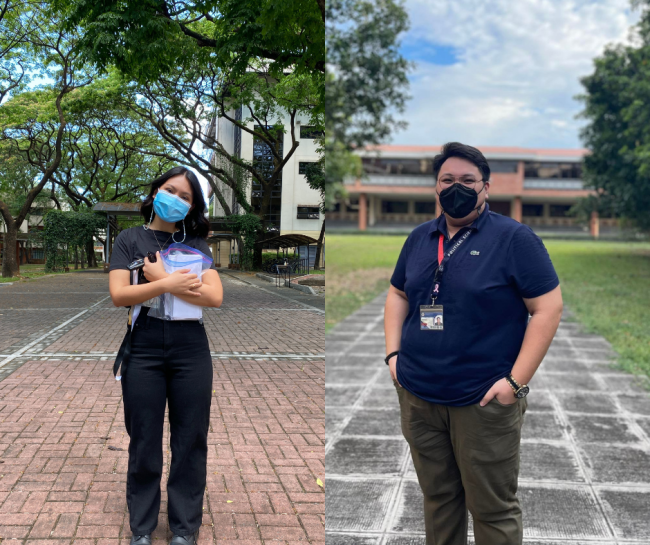 Maria Ana Enza V Quimson and Ryan Vincent T Gorospe