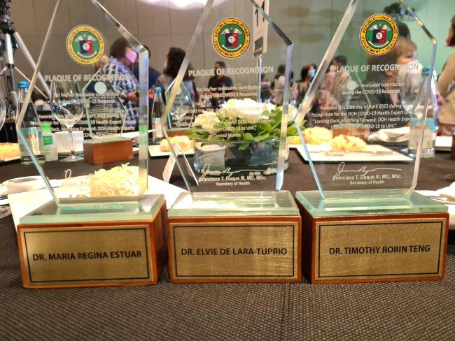 plaque of recognition