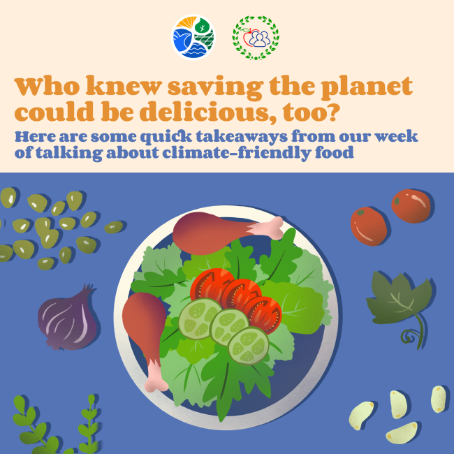 Who knew saving the planet could be delicious, too?