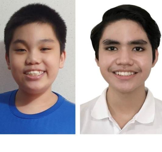 Lance Abarquez (left) and Xavier Algenio 