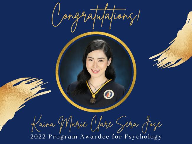 Sera Jose_Psych Program Awardee 2022