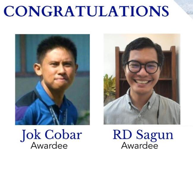 Jok Cobar (left) and RD Sagun 