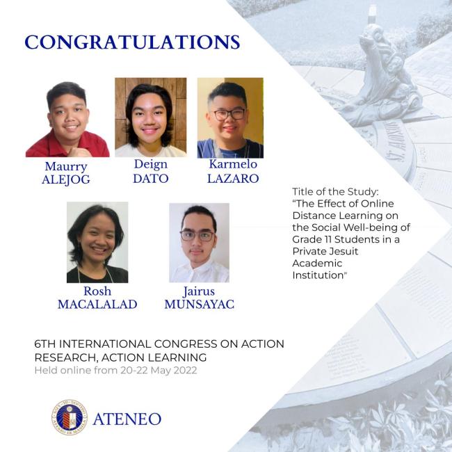 Maurry Alejog, Deign Dato, Karmelo Lazaro, Rosh Macalalad, & Jairus Munsayac 