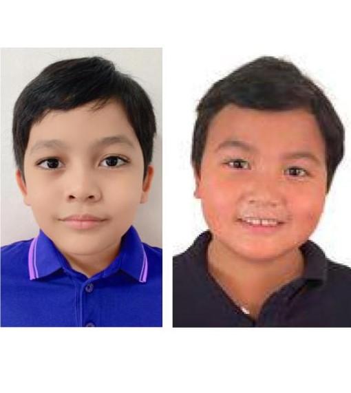 HKIMO PH round silver awardees Daniel Canaria (right) and Miguel Tagarda