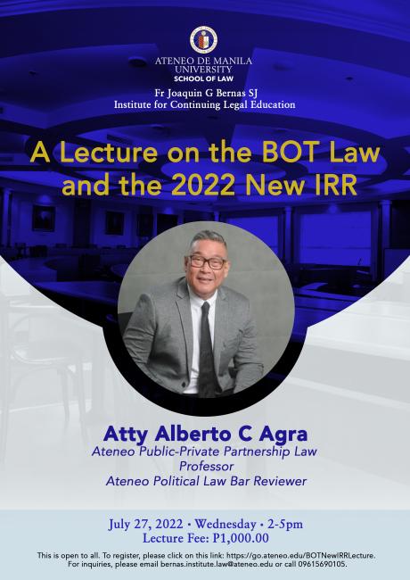 BOT Lecture July 27 poster