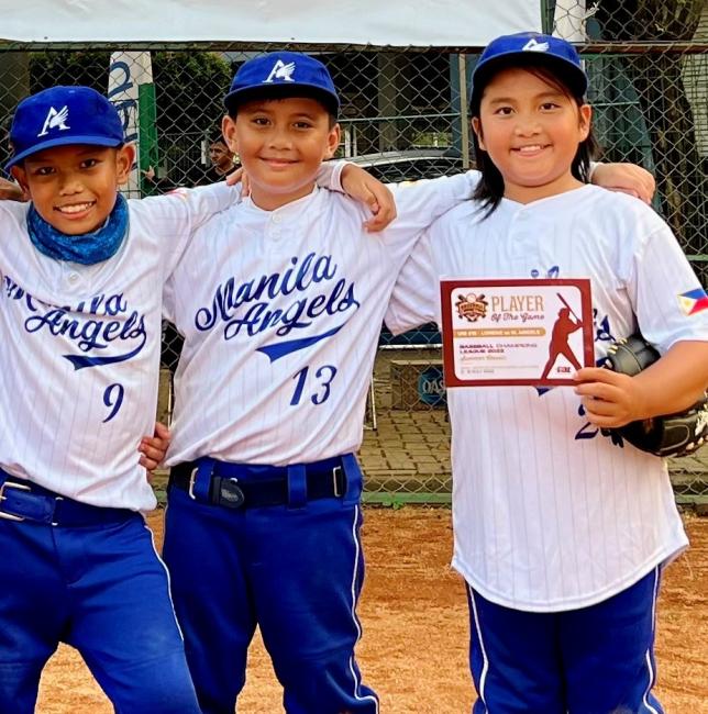 (L-R) Joshua Gonzalez, Aiden Lazaro, Eliam Mojica