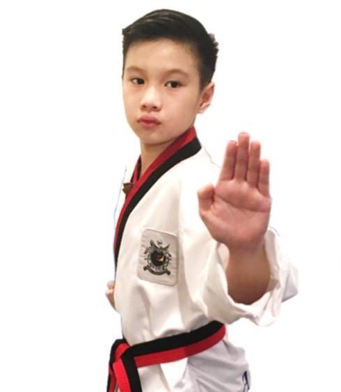 Poomsae gold medalist Martin Gan  