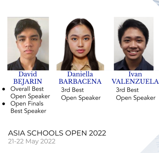 (L-R) David Bejarin, Daniella Barbacena, Ivan Valenzuela