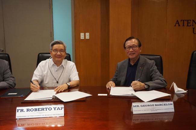 Fr Bobby Yap and Mr George Barcelon