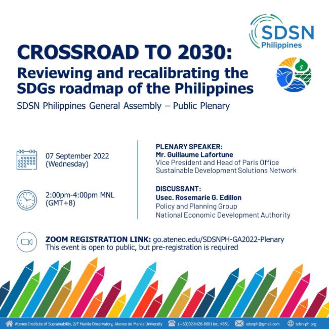 SDSN-PH GA Public Plenary