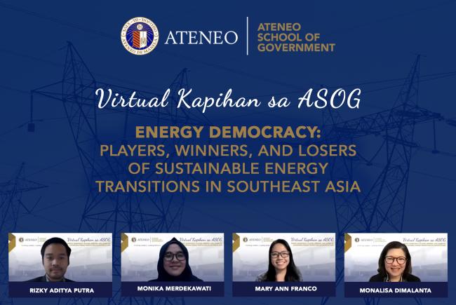 ASoG Virtual Kapihan Poster - Energy Democracy