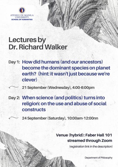 The Philosophy Public Lectures Series