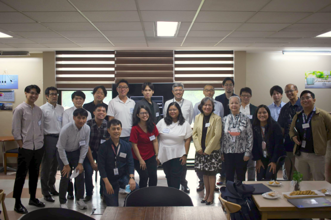 Group photo of Ateneo with Leave a Nest Ph
