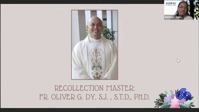 AGS Parents Advent Recollection