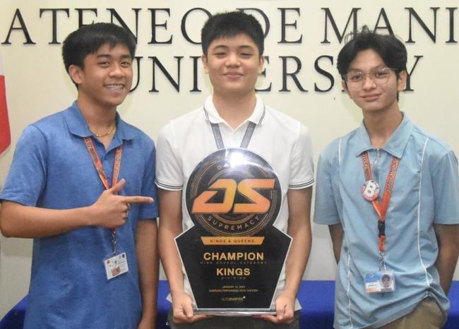 (L-R) Stephen Materum, Roque Bonifacio, Audie Secerio 