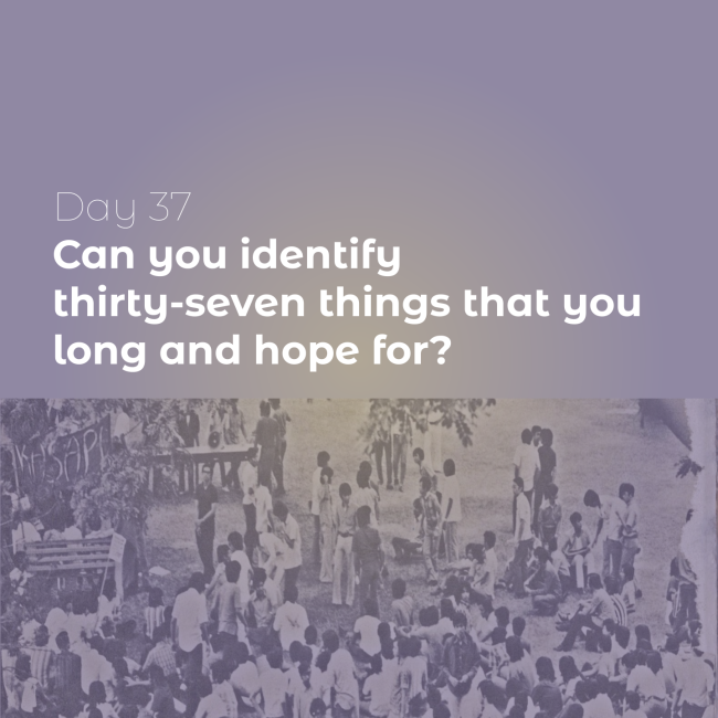 40 Days of Lent: Day 37