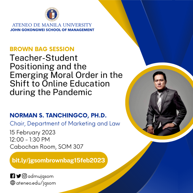 JGSOM Brown Bag Session Feb 15