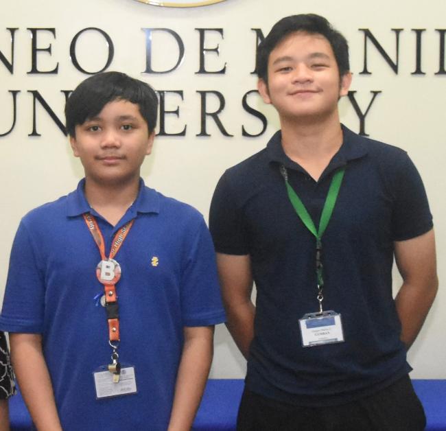 IKMC silver medalists Joaquin Jobog and G.O. Gumban  