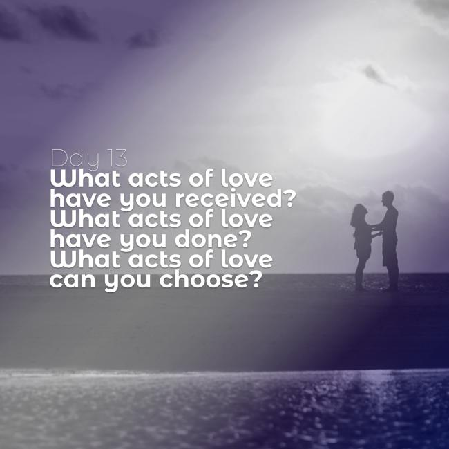 40 Days of Lent: Day 13