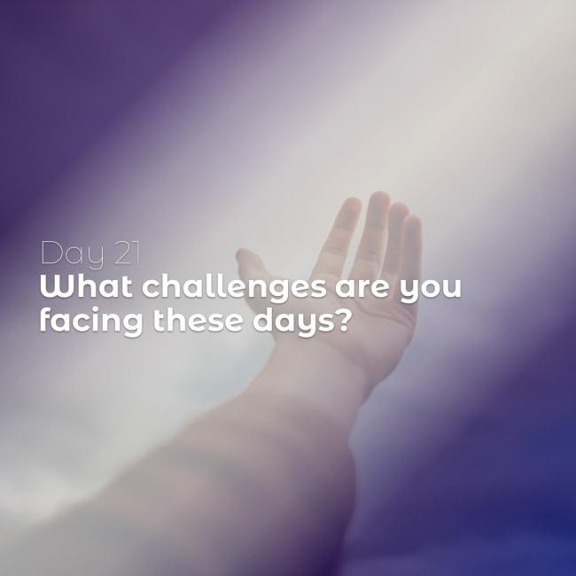 40 Days of Lent: Day 21