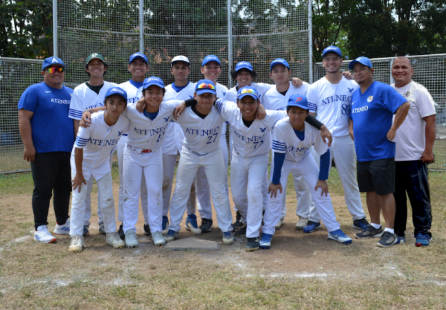 Front row from left: Enzo De Guzman, Janko Sevilla, Damien Nuestro, Ryu Garcia, Nate Canonizado; back row from left: Jun Bonifacio, Jacob Laygo, Javi Almoro, Cid Aranzamendez, Ecko Macatuno, Sean Cristobal, Sky Apostol, Kiko Medina, Emer Barandoc, Pepe Jose