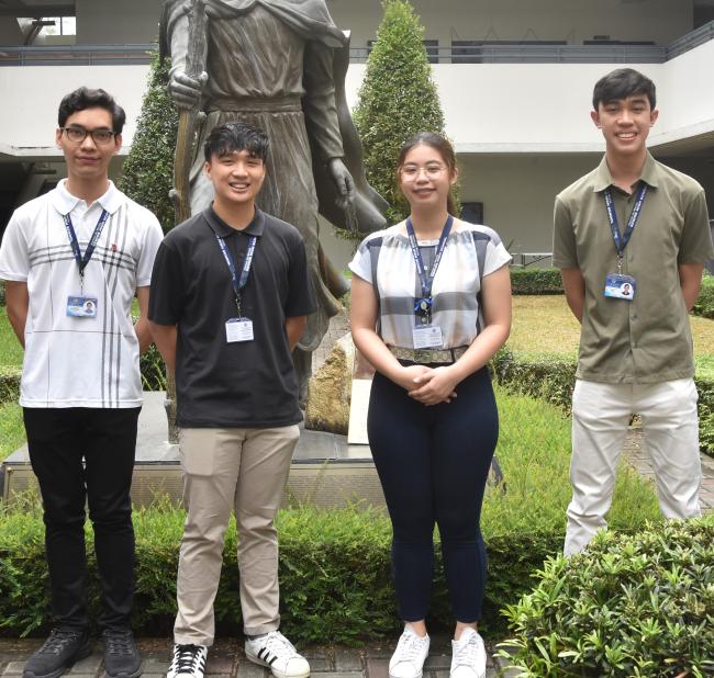 (L-R) Van Alcantara, Rency Tiongson, Darlene Amante, Third Cruz 