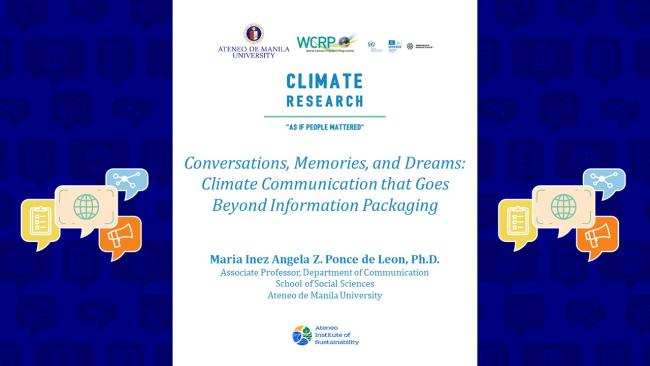 Climate Research 2022, Session 3