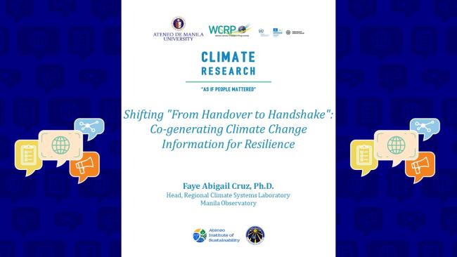 Climate Research 2022, Session 4
