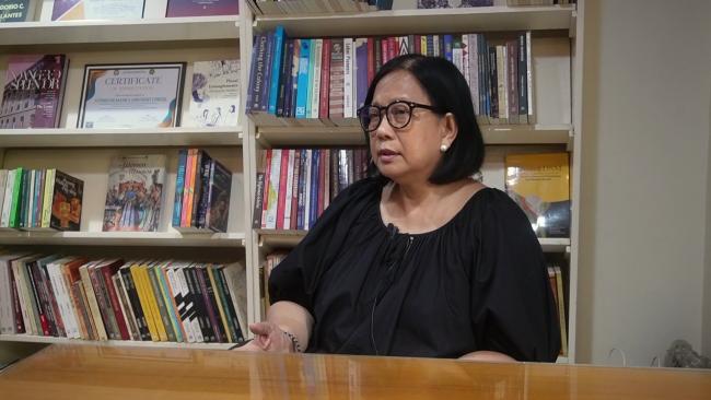 Maria Karina Bolasco at the Ateneo University Press