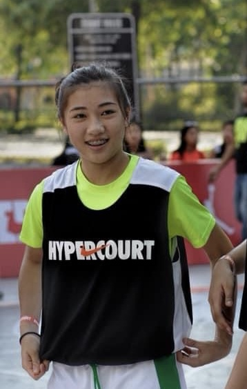 The author at a game