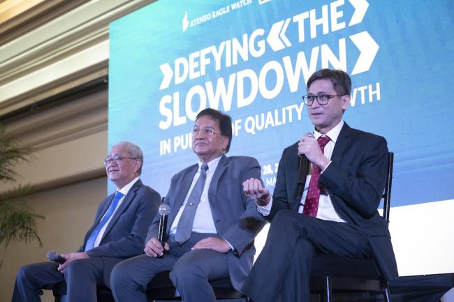 Gov Remolona, Mr Habito, and Dr Dumlao