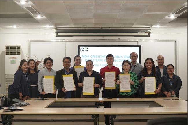 Vashcorp, Inc. signing with DOST-TAPI