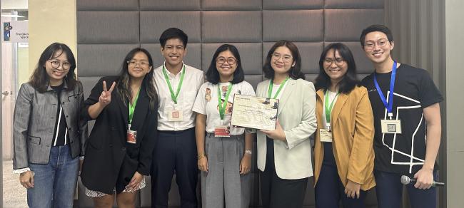 AB Development Studies juniors recently won the Sole Searchers Hackathon 