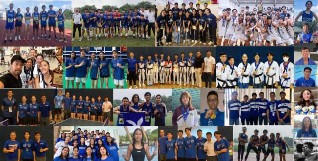 The Blue Eagles won 5 championships, 42 golds, 20 silvers, and 21 bronzes at JAM 2023. 