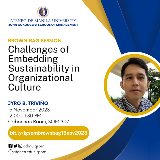 JGSOM Brown Bag Session Nov 15