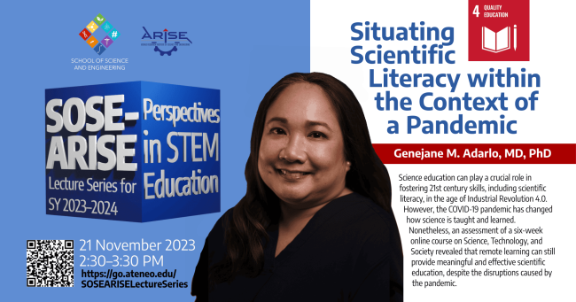 Poster for Lecture Series