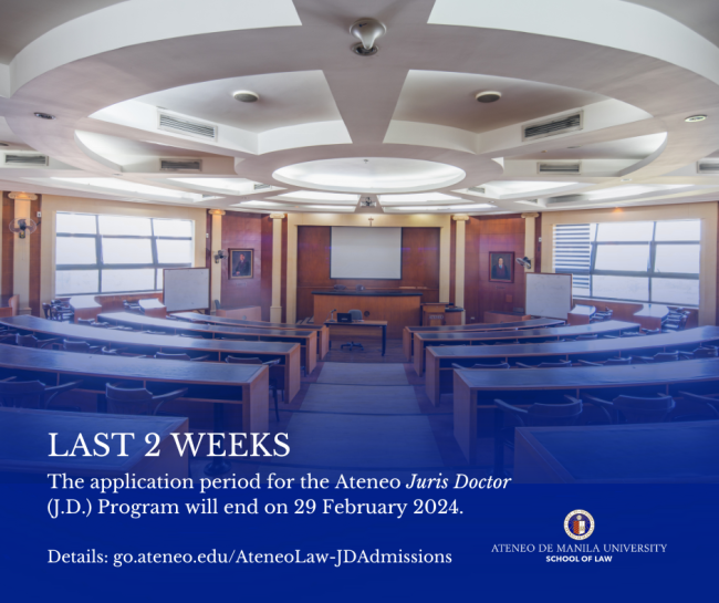 ALS_Admission to the JD Program_last 2 weeks