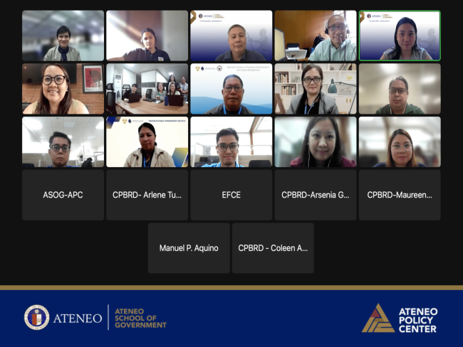 ASOG holds a tech-transfer session with HRep-Congressional Policy and Budget Research Department