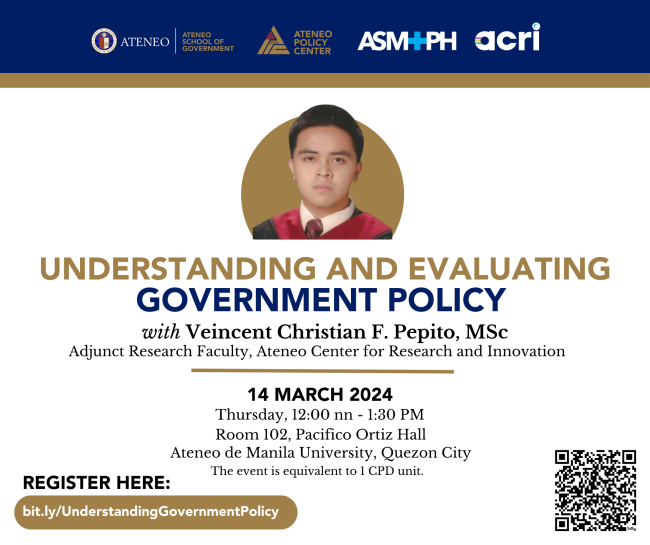 Understanding and Evaluating Government Policy