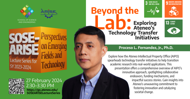 Poster for Lecture Series