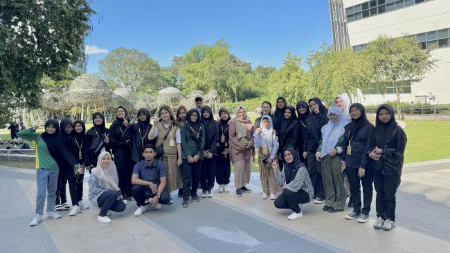 The guests from Bunga Matahari Intercultural School at Areté