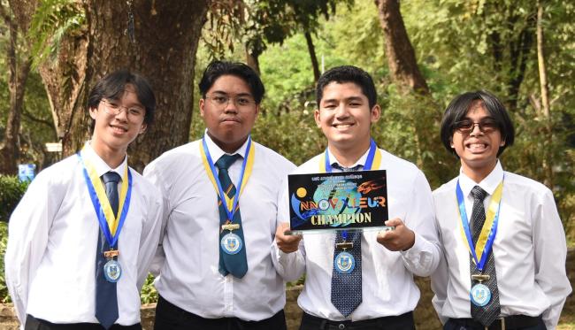 (L-R) Axel Recla, Josh Reyes, Adrian Antonio, Enzo Balingit 