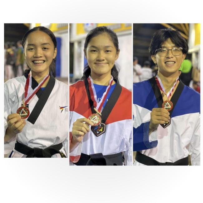 Elizabeth Borres, Stefanie Leones, Gabe Samson 