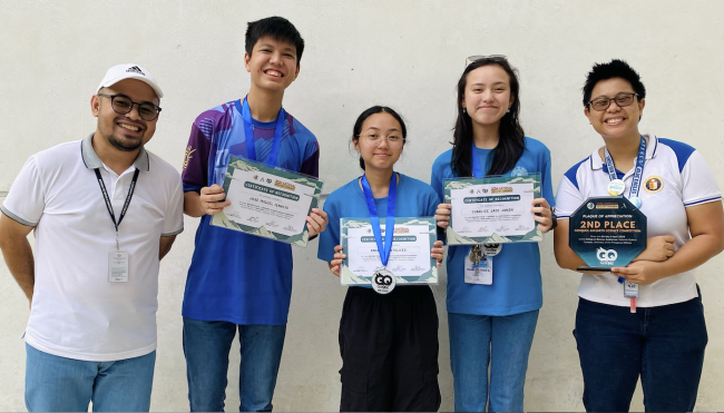 Team Ateneo B placed second in GeoQuiz 2024 