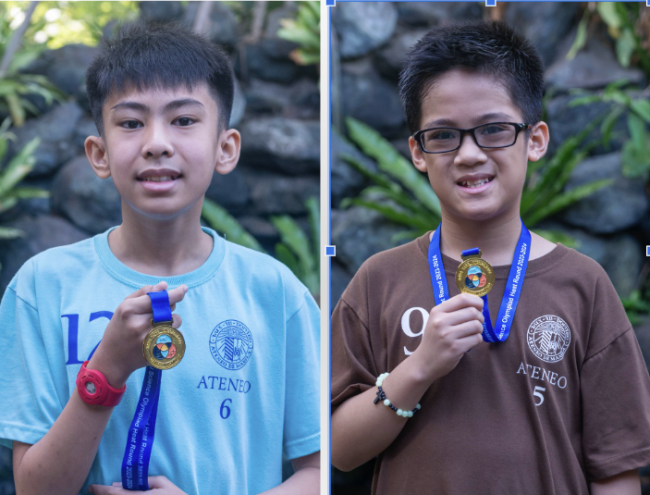 Liam Dejadina (left) and Anton Doria 