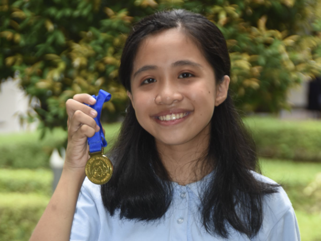 Savi San Juan wins back-to-back gold in the HKISO PH round 