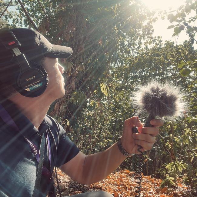 AJHS teacher and sound recordist Paolo Ven Paculan 