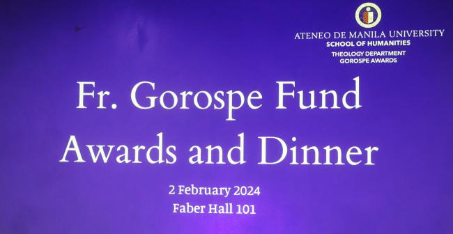 Gorospe Fund Awards